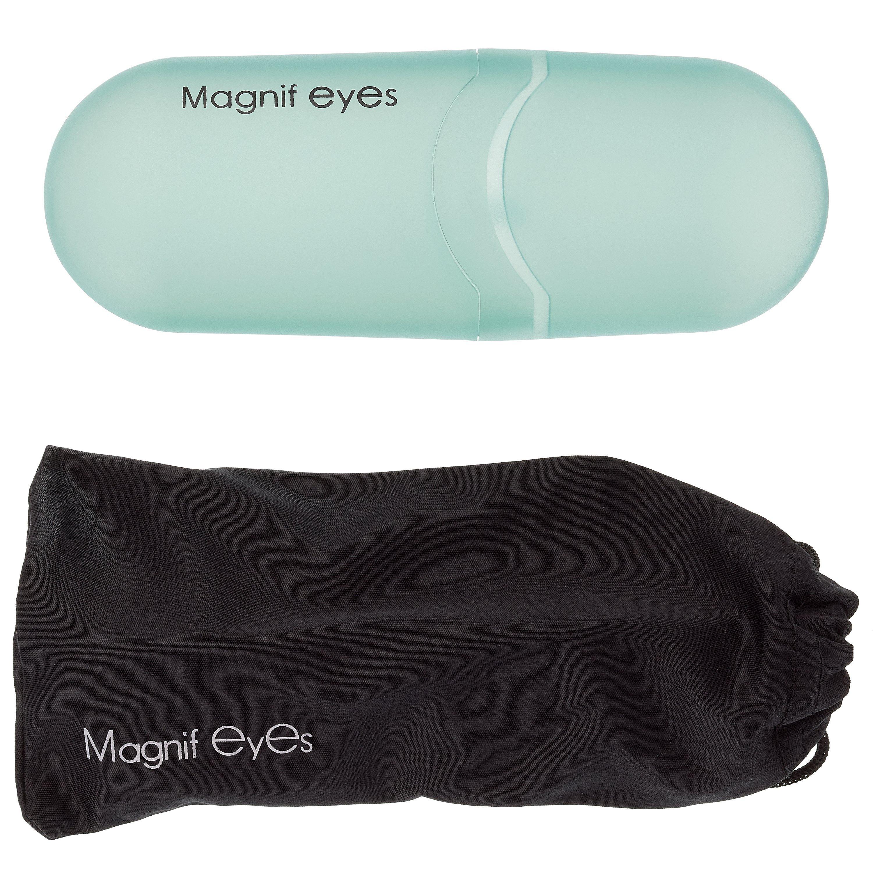 Magnif Eyes Pasadena reading glasses raspberry 1.5 - imported from the UK