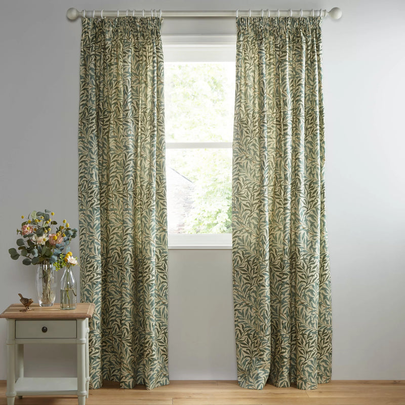 Morris & Co. Willow Bough curtains 182x167cm, imported from the UK