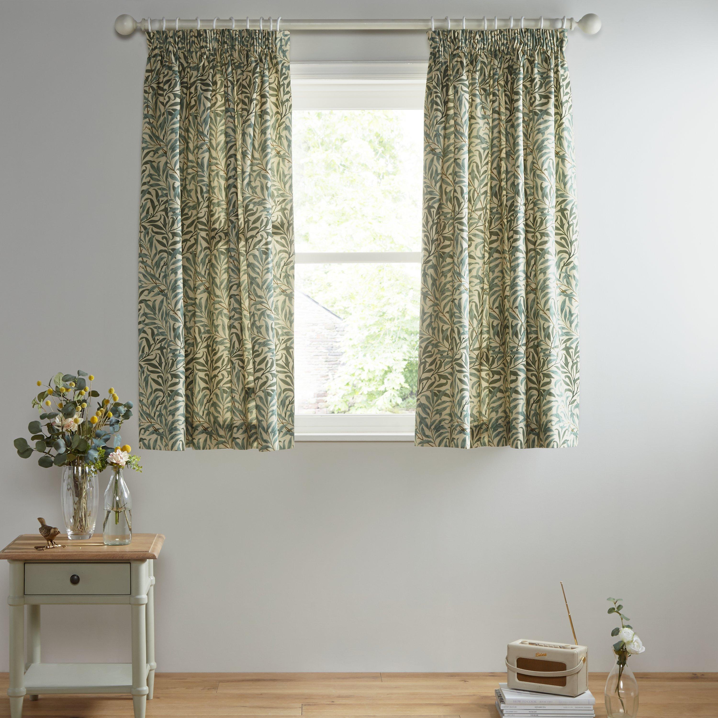 Morris & Co. Willow Bough curtains 182x167cm, imported from the UK