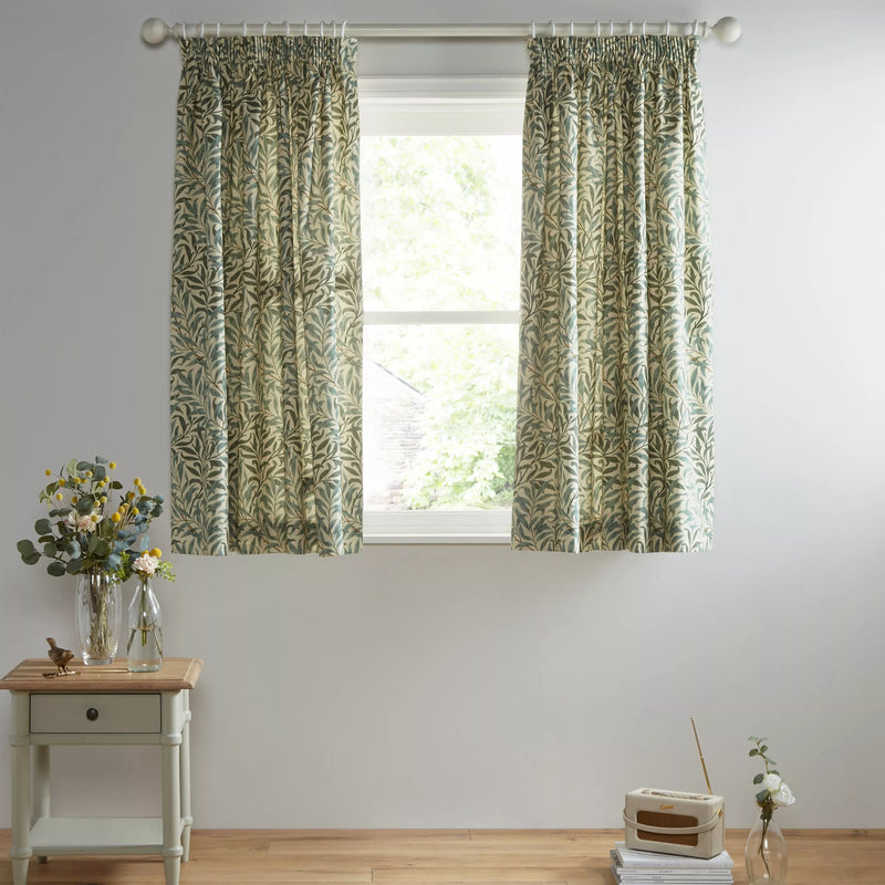 Morris & Co. Willow Bough curtains 182x167cm, imported from the UK