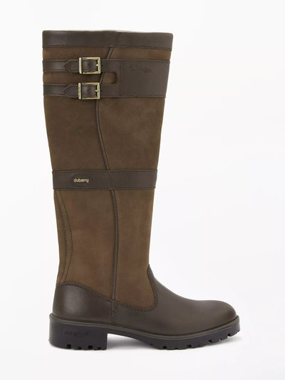 Dubarry Longford skinnstøvler med Goretex og spenner, valnøtt