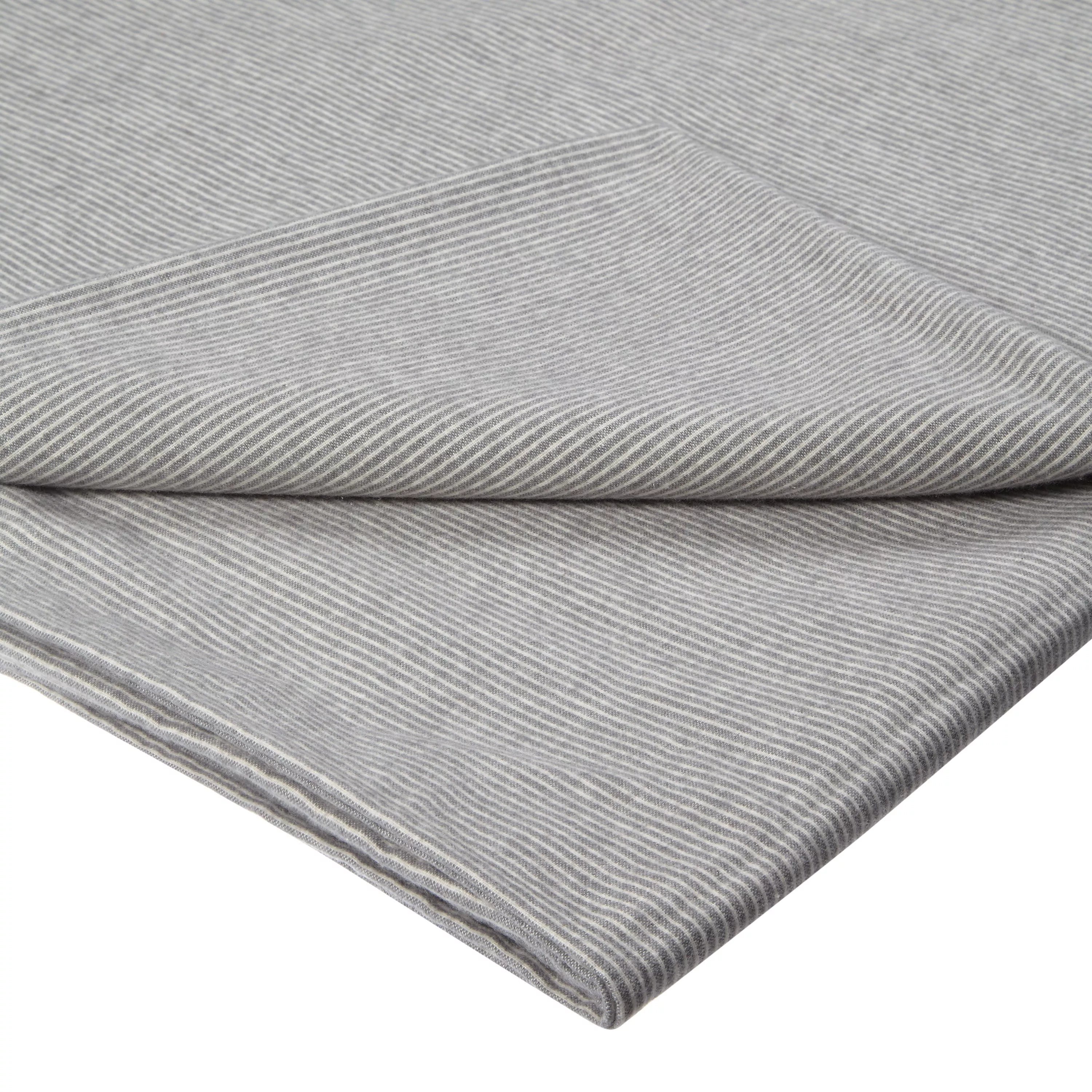 John Lewis Euan brushed cotton flat sheet slate double (British brand)