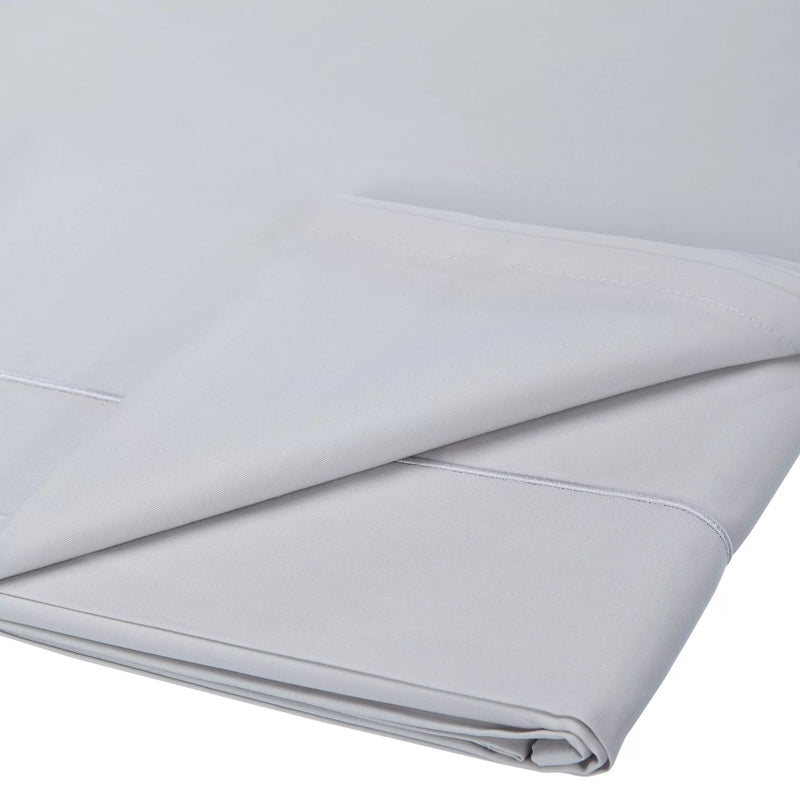 John Lewis The Ultimate Collection Luxury Egyptian Cotton Sateen 800 Thread Count Flat Sheet - Cool Grey Super King