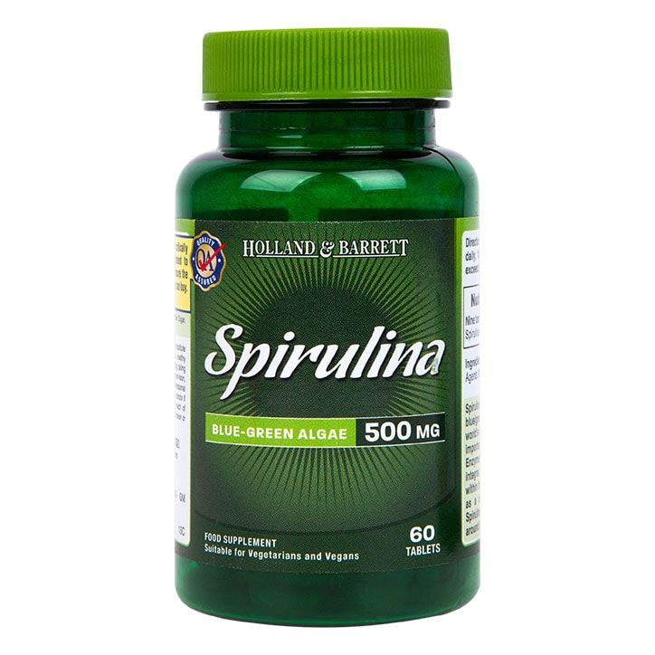 Holland & Barrett Spirulina 500mg 200 Tablets GOODS Holland&Barrett