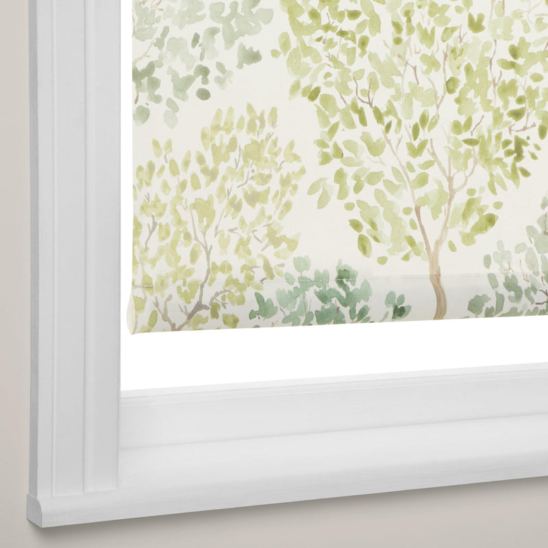 John Lewis Leckford Trees daylight roller blind green 61x160cm - British product