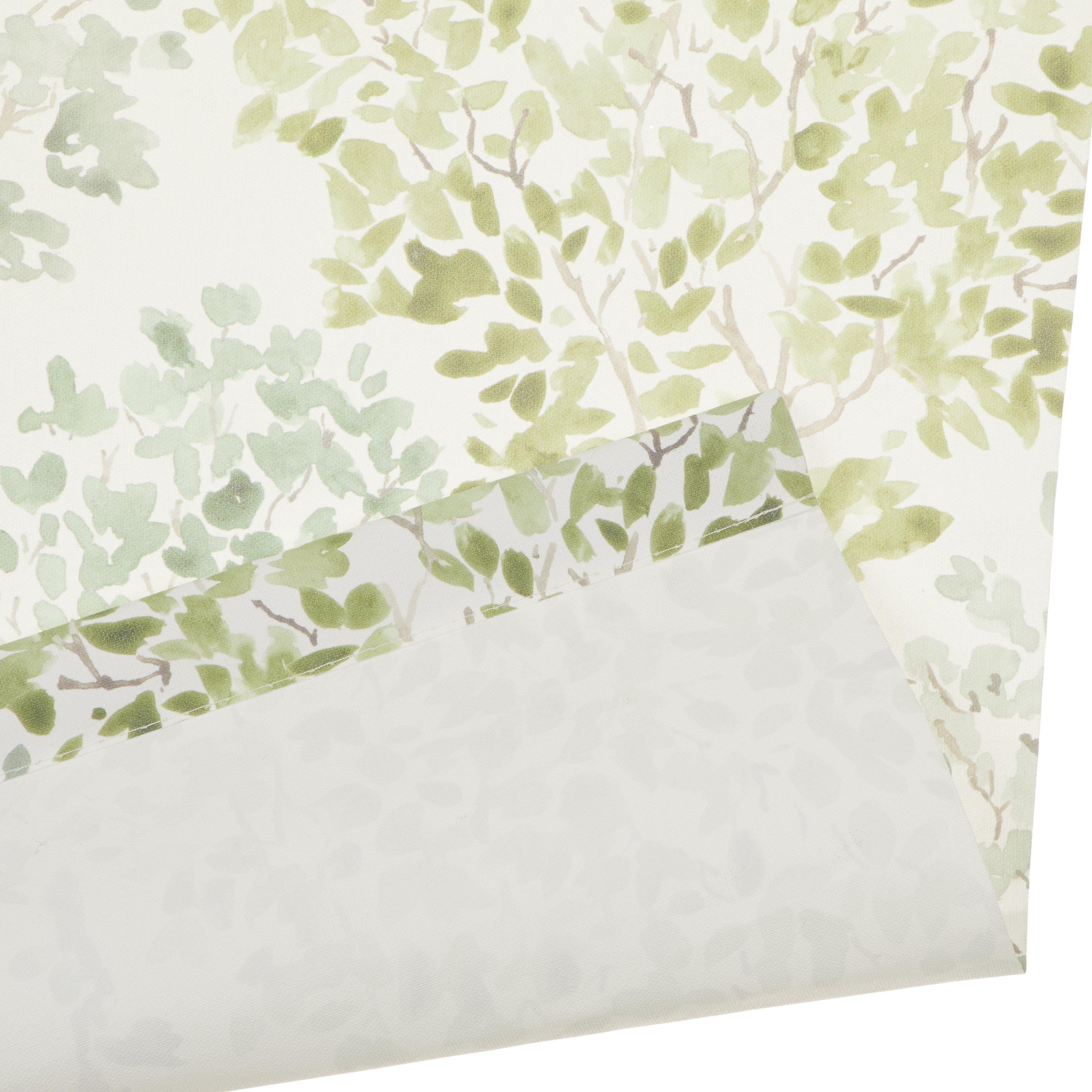 John Lewis Leckford Trees daylight roller blind green 61x160cm - British product