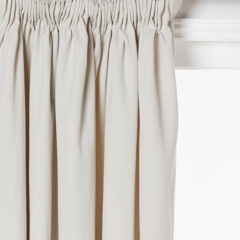 John Lewis Arlo pencil pleat lined curtains pair 117x137cm (British brand)