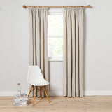 John Lewis Arlo pencil pleat lined curtains pair 117x137cm (British brand)