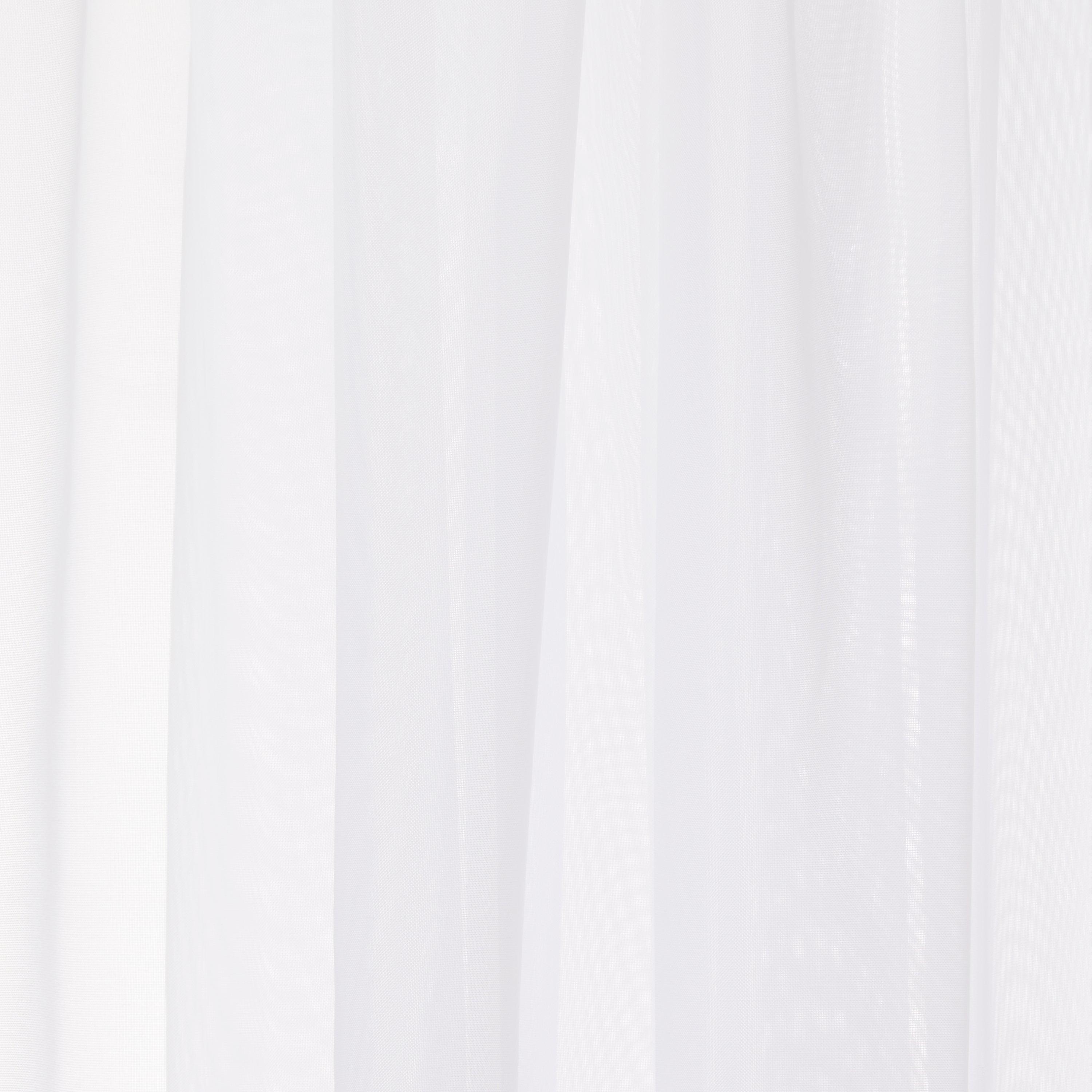 John Lewis Naples slot headed voile panel 100cm, imported from the UK
