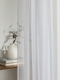 John Lewis Naples slot headed voile panel 100cm, imported from the UK