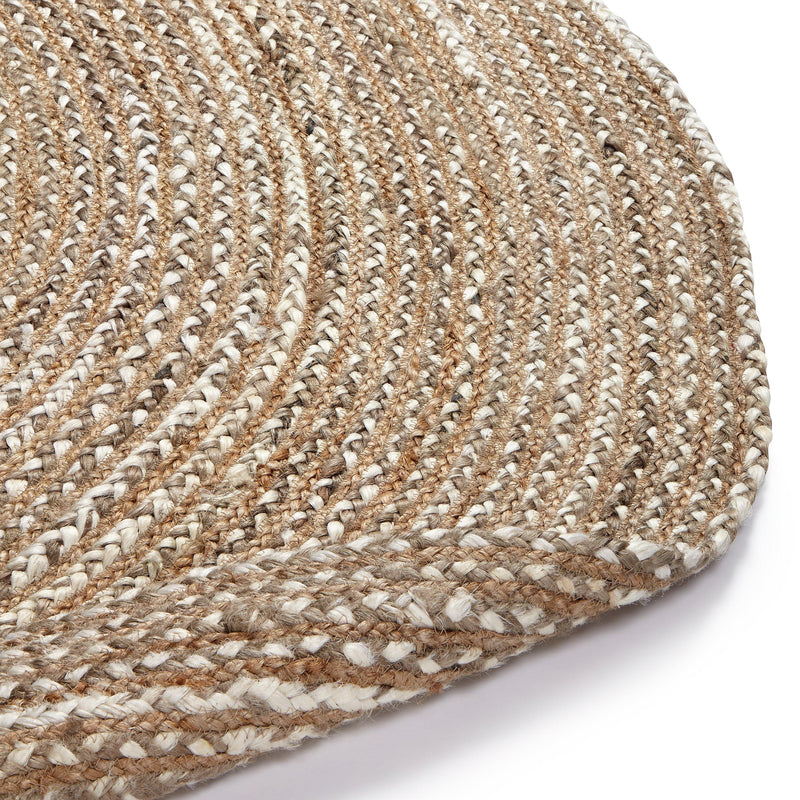 John Lewis jute round rug natural 180cm - British product
