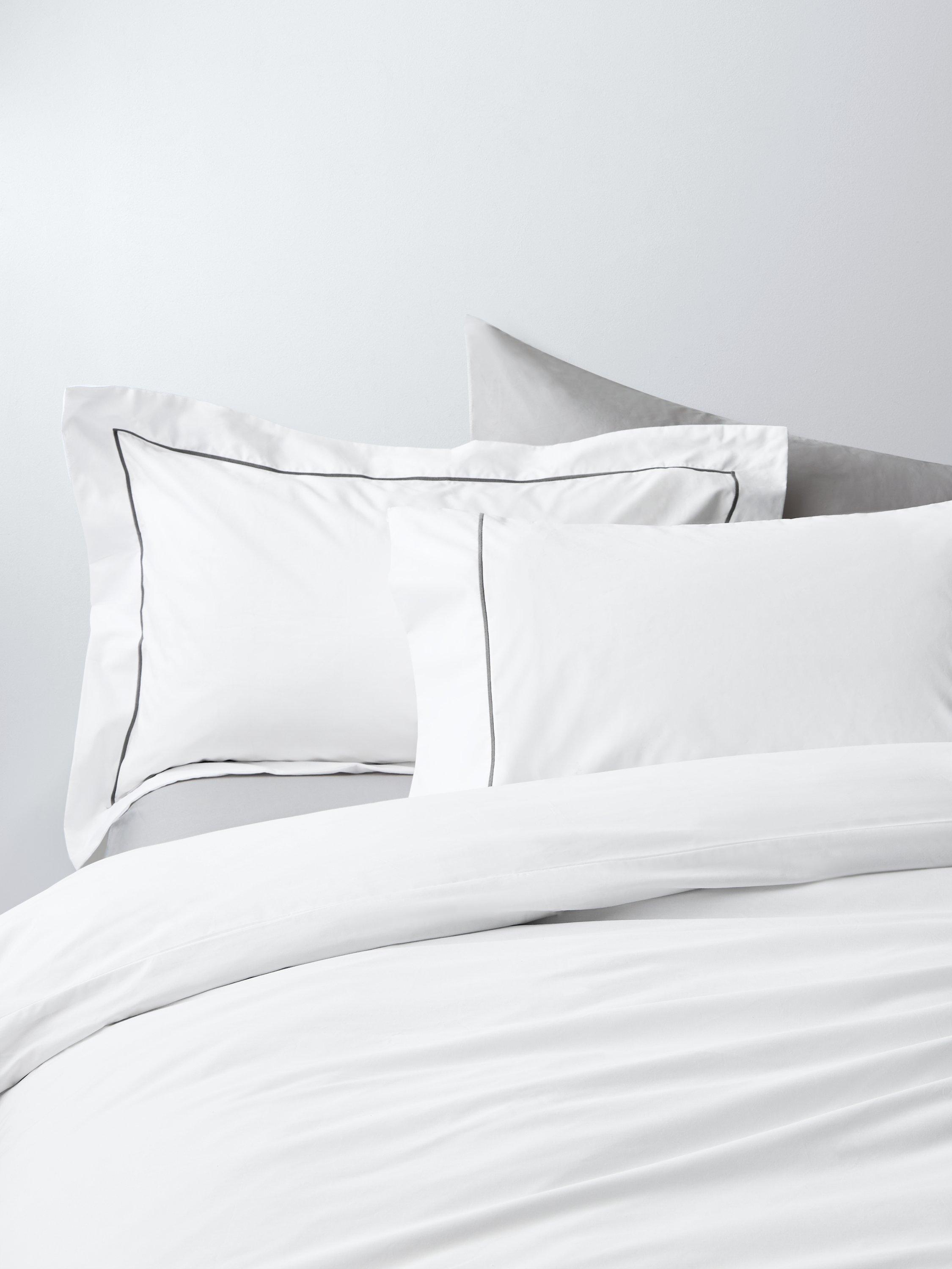 John Lewis embroidered percale pillowcase - British product