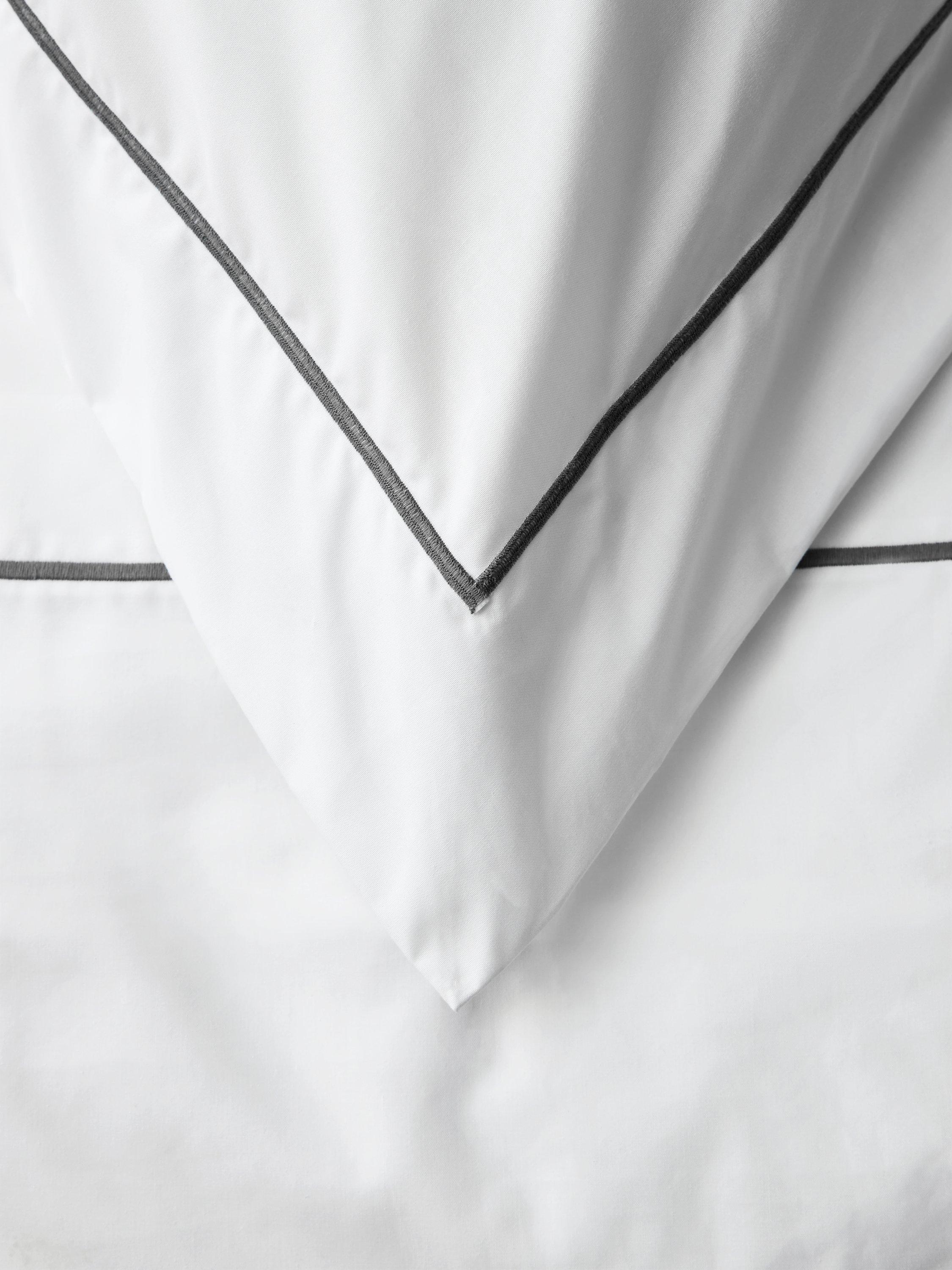 John Lewis embroidered percale pillowcase - British product