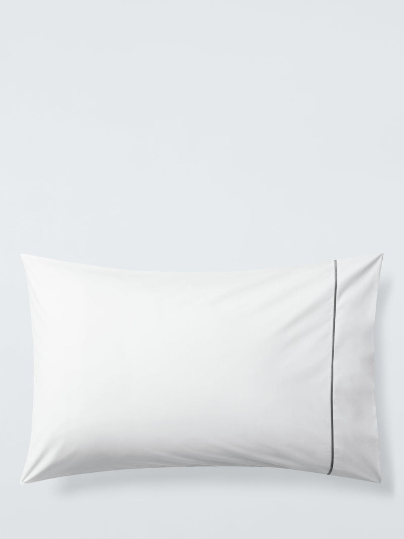 John Lewis embroidered percale pillowcase - British product