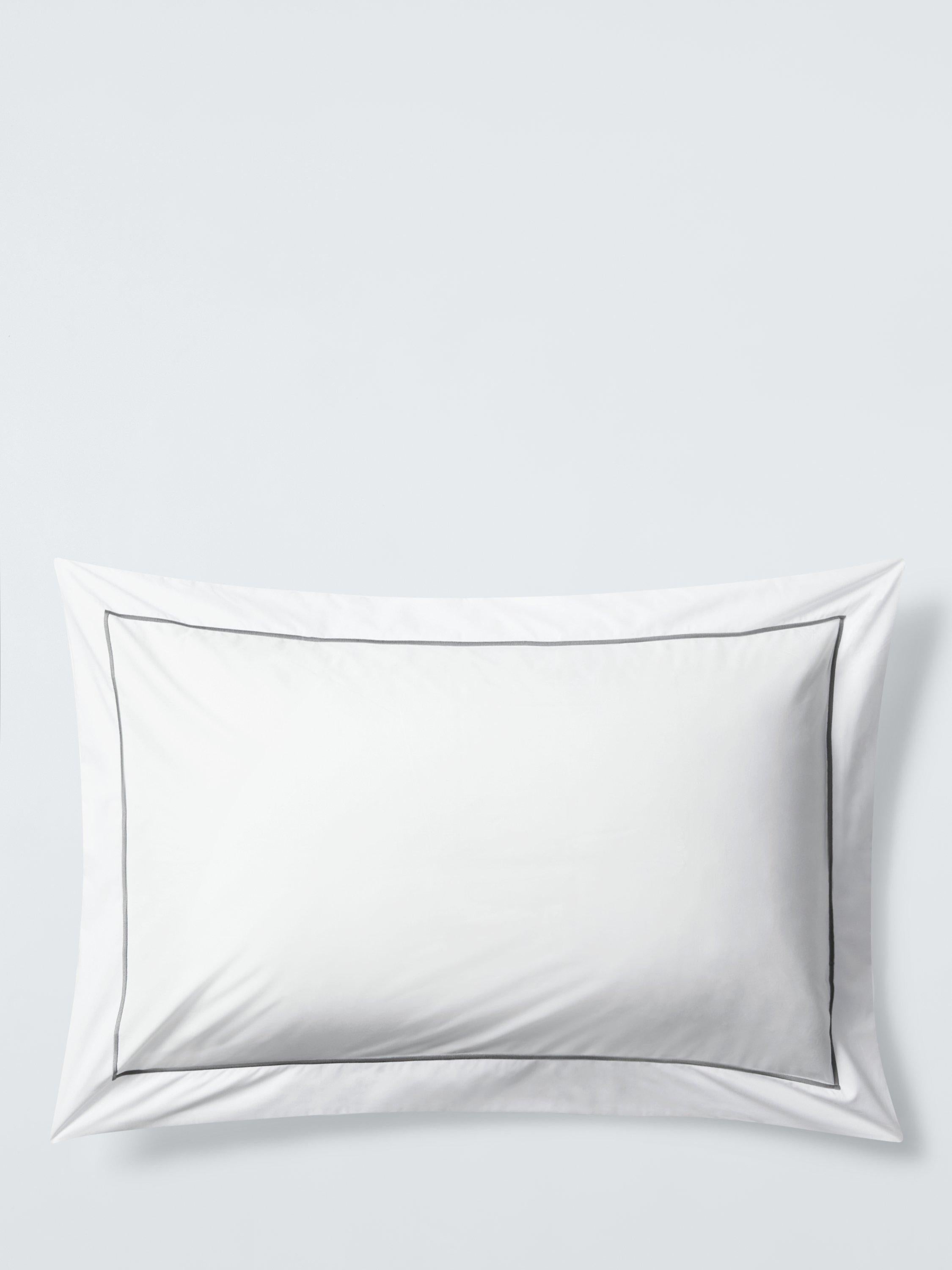 John Lewis embroidered percale pillowcase - British product