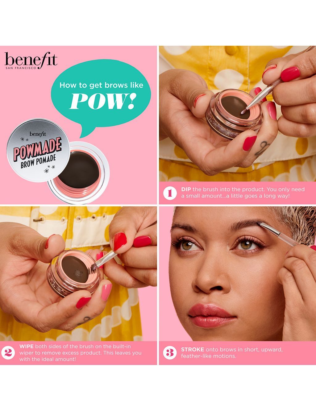 Powmade Brow Pomade 5g Make Up & Beauty Accessories M&S   