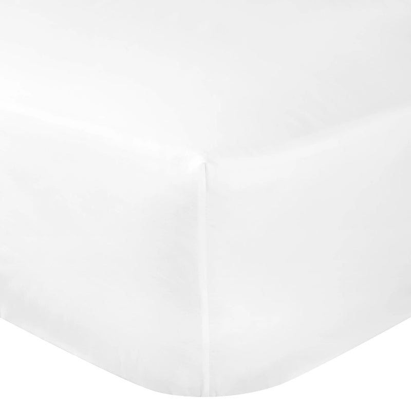 John Lewis Temperature Balance Cotton Sateen 400 Thread Count Deep Fitted Sheet Double