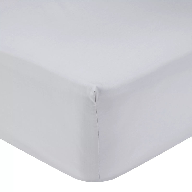 John Lewis Crisp & Fresh Egyptian Cotton Percale 200 Thread Count Deep Fitted Sheet - Single