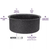 Eaziglide Neverstick2 Aluminium Non-Stick Round Cake Tin - British product