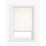John Lewis white sheer roller blind with floral pattern (British brand)