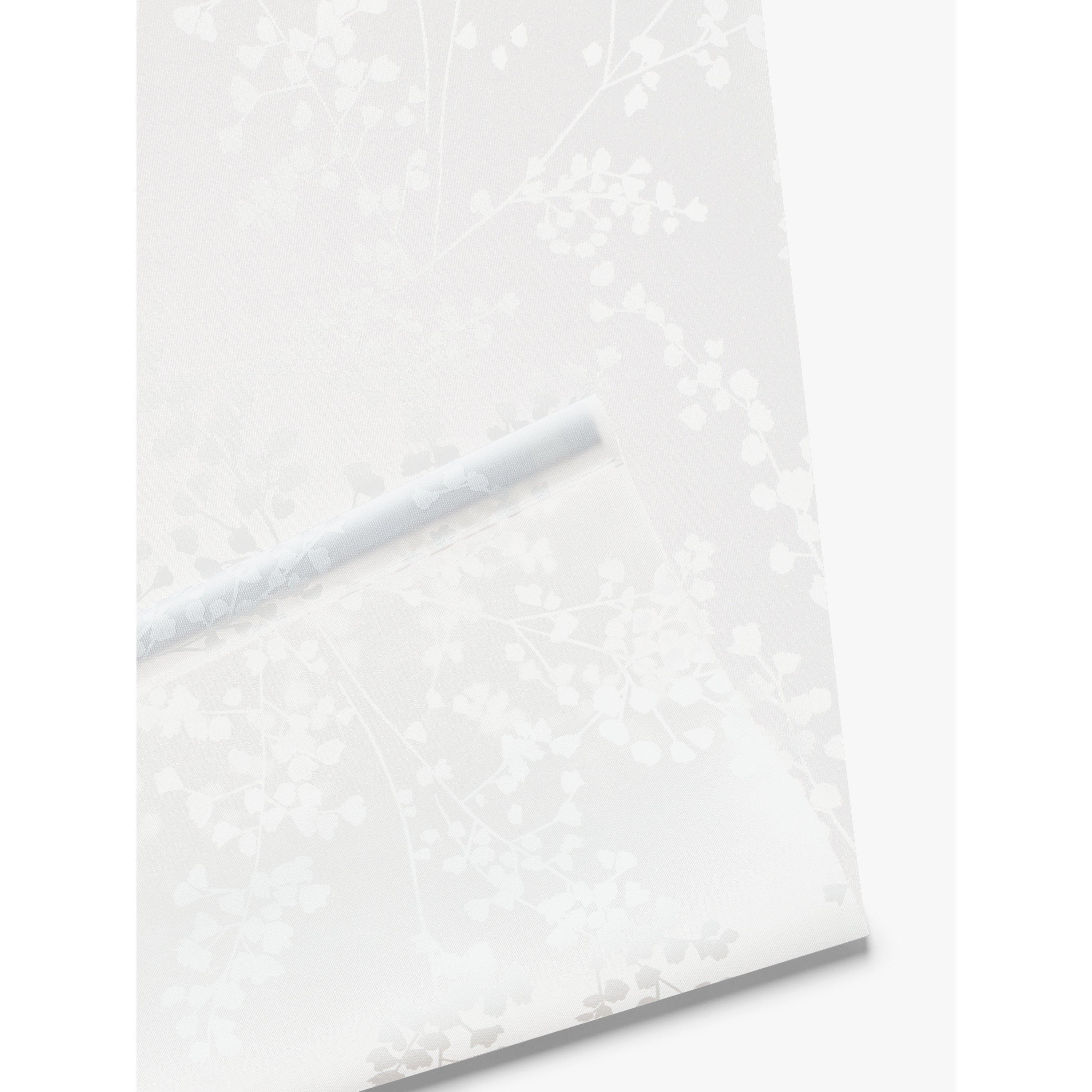 John Lewis white sheer roller blind with floral pattern (British brand)