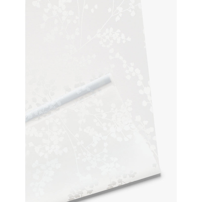 John Lewis white sheer roller blind with floral pattern (British brand)
