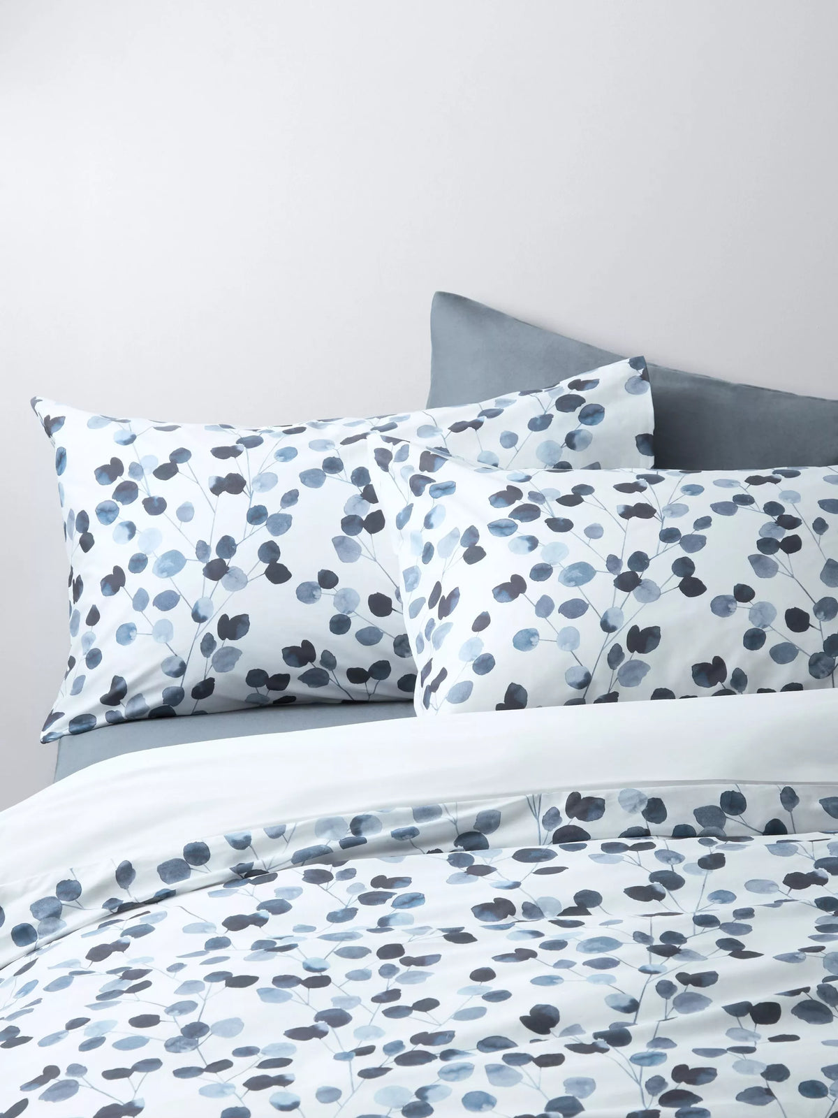 John Lewis Helmsley cotton percale duvet cover set single, imported from the UK