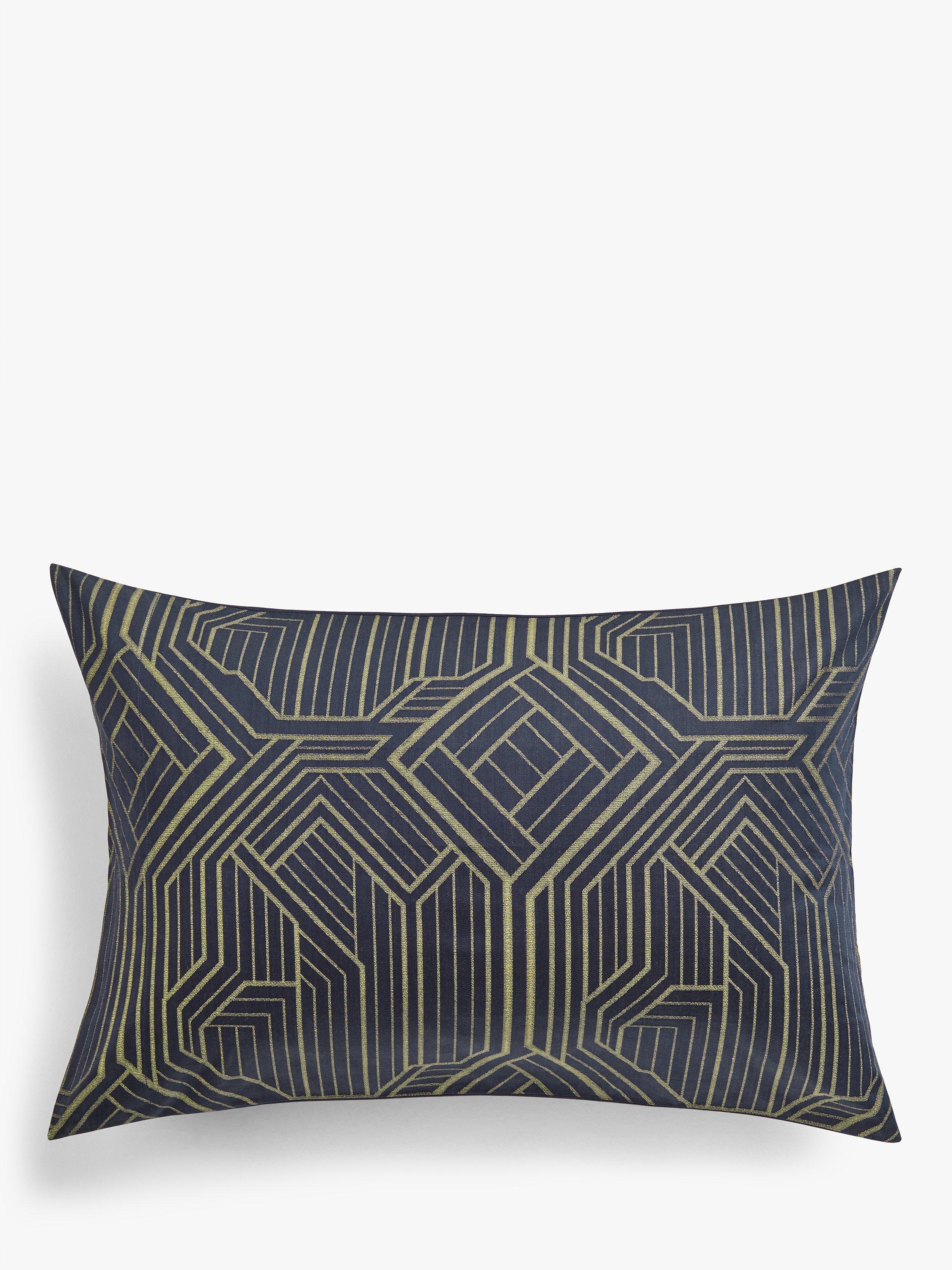 John Lewis Art Deco cotton bedding with gold highlights (British brand)