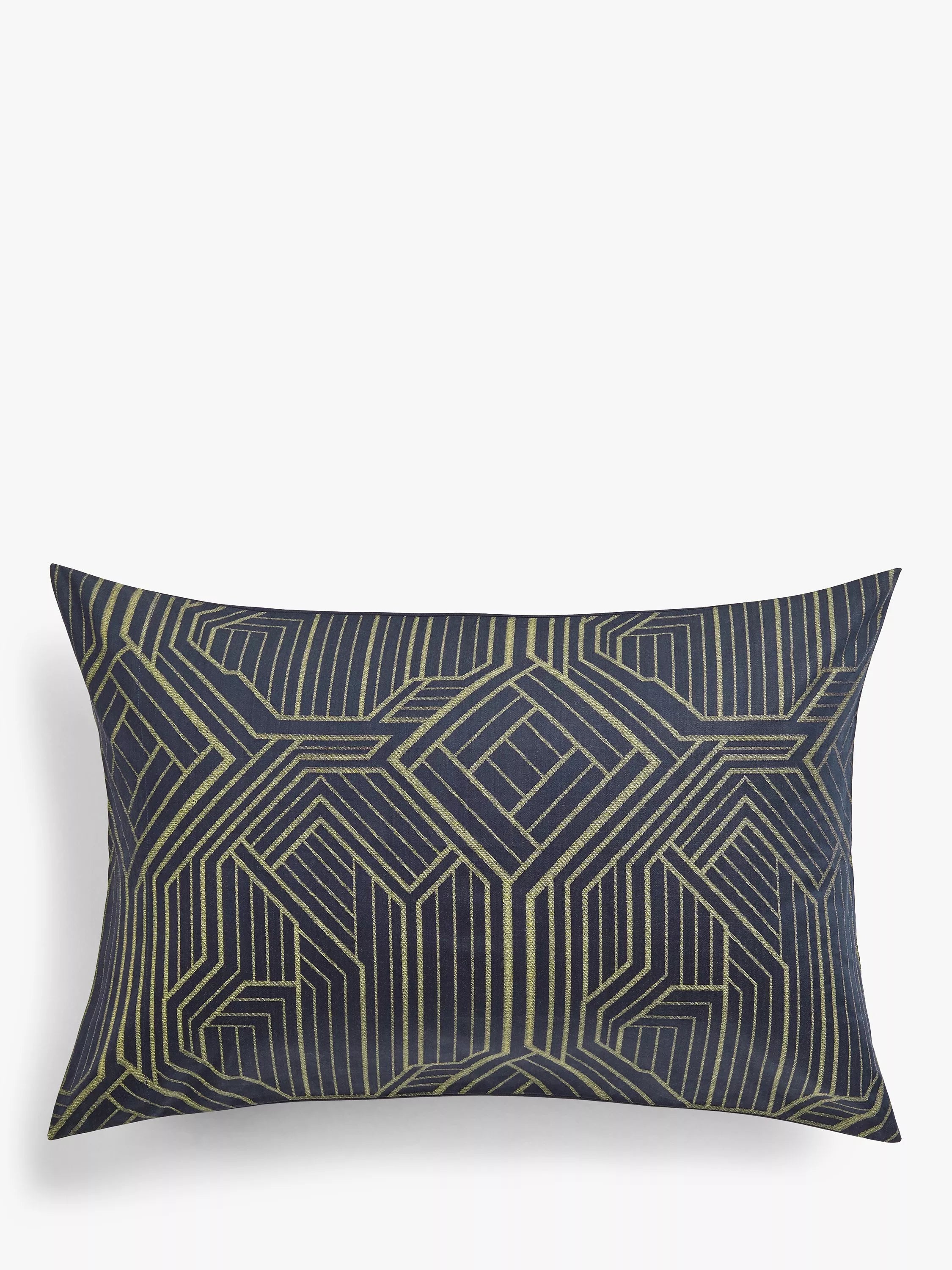 John Lewis Art Deco cotton bedding with gold highlights (British brand)