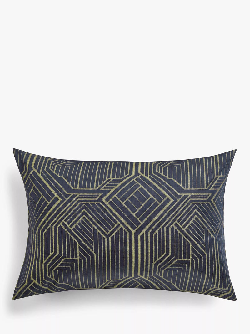 John Lewis Art Deco cotton bedding with gold highlights (British brand)