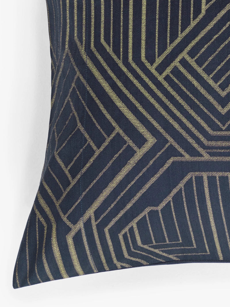 John Lewis Art Deco cotton bedding with gold highlights (British brand)