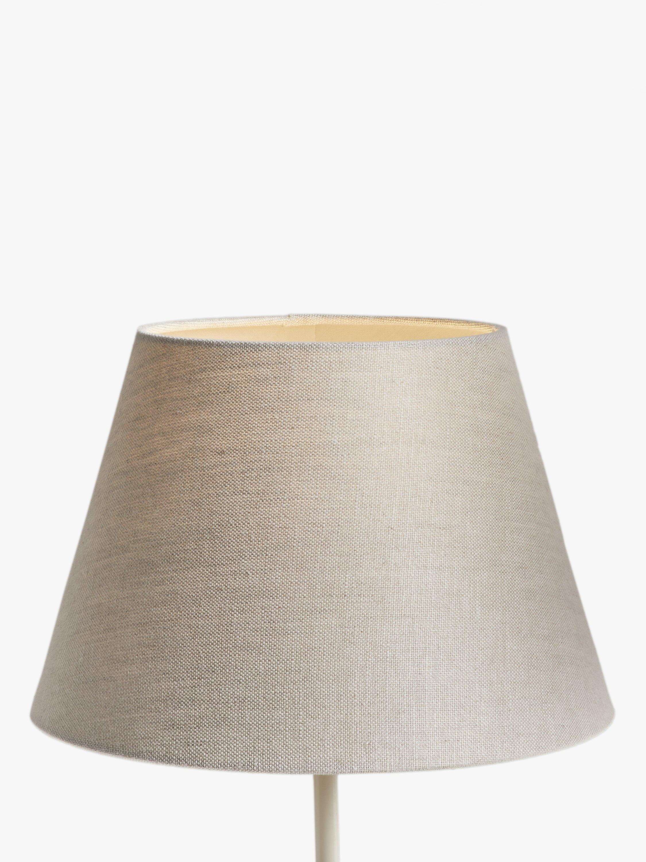 John Lewis pure linen tapered lampshade, UK version