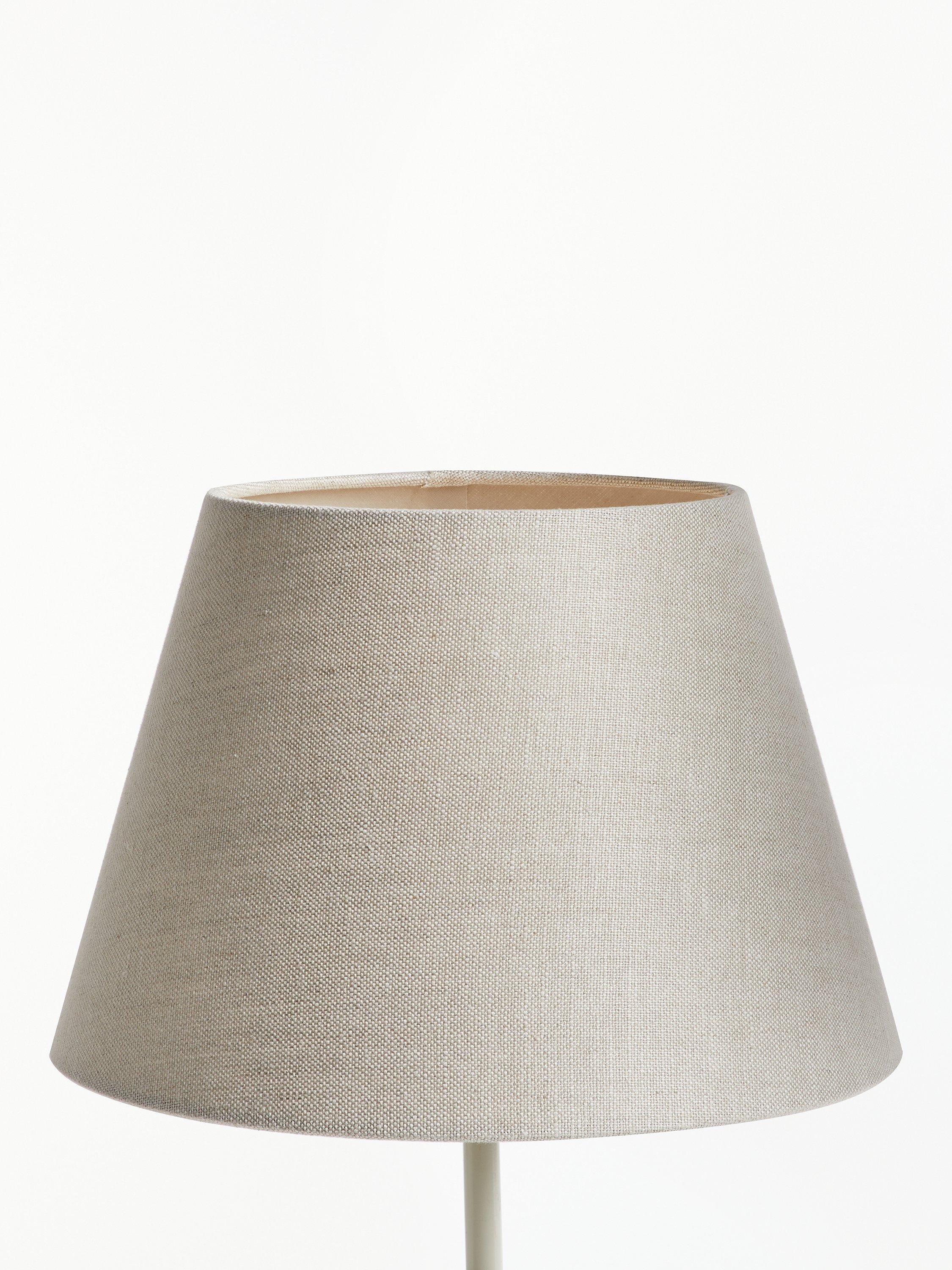John Lewis pure linen tapered lampshade, UK version