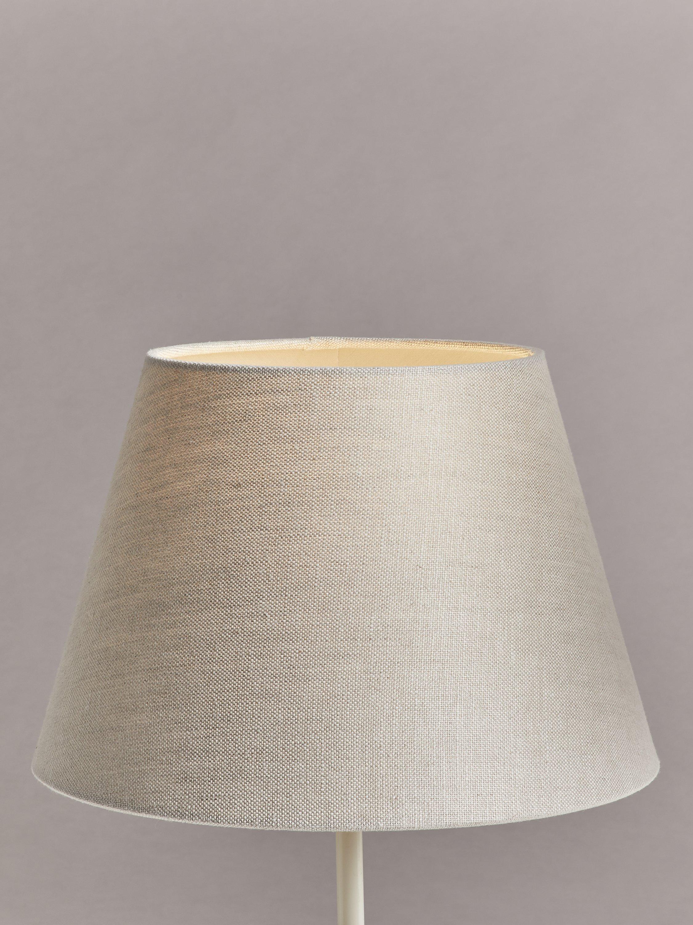 John Lewis pure linen tapered lampshade, UK version