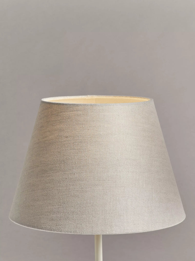 John Lewis Sophia Pure Linen Tapered Lampshade, Natural, Dia.20cm