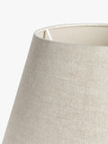 John Lewis pure linen tapered lampshade, UK version