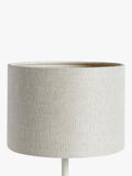 John Lewis Sophia pure linen drum lampshade, imported from the UK