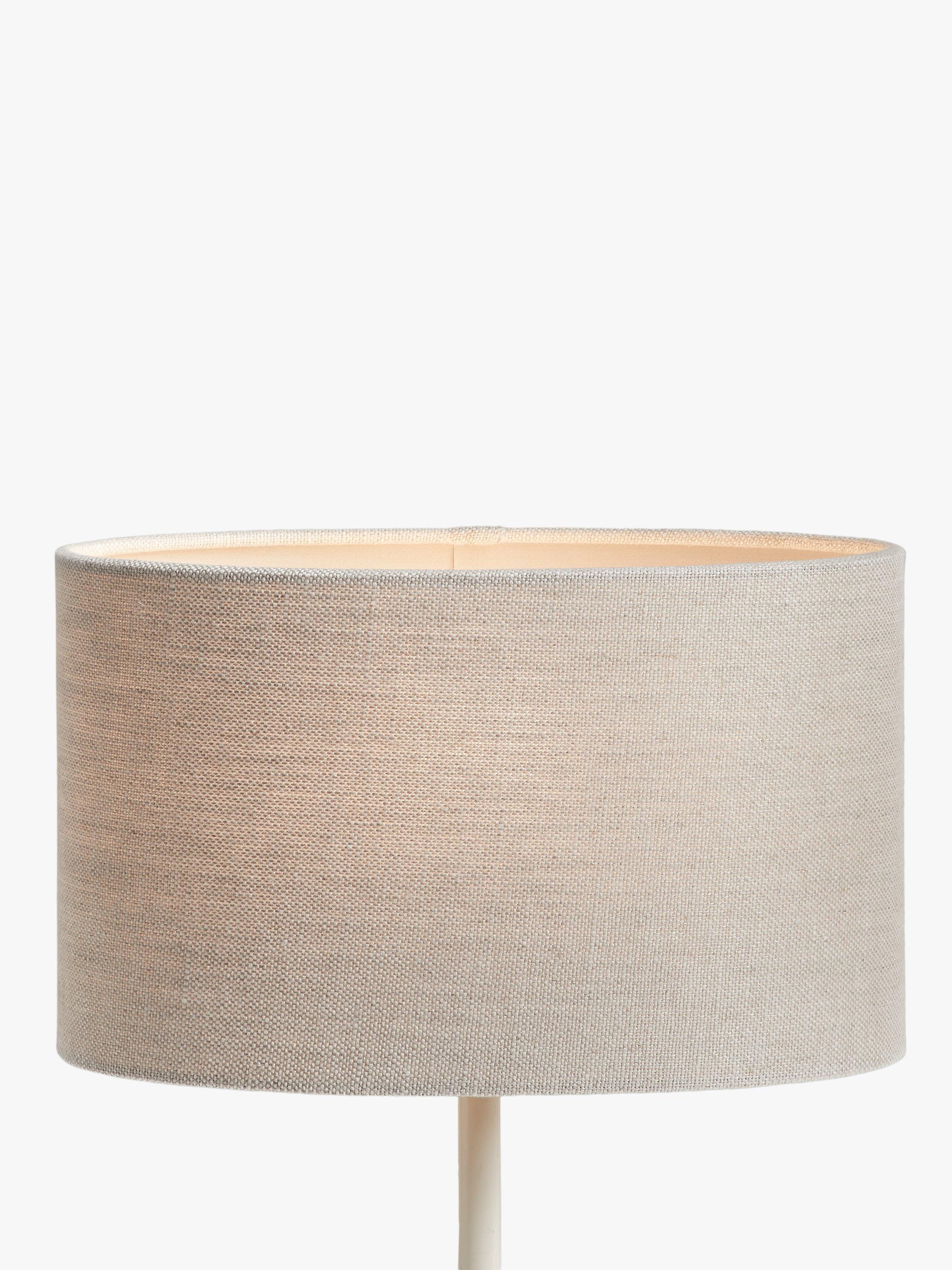 John Lewis pure linen oval lampshade, imported from the UK