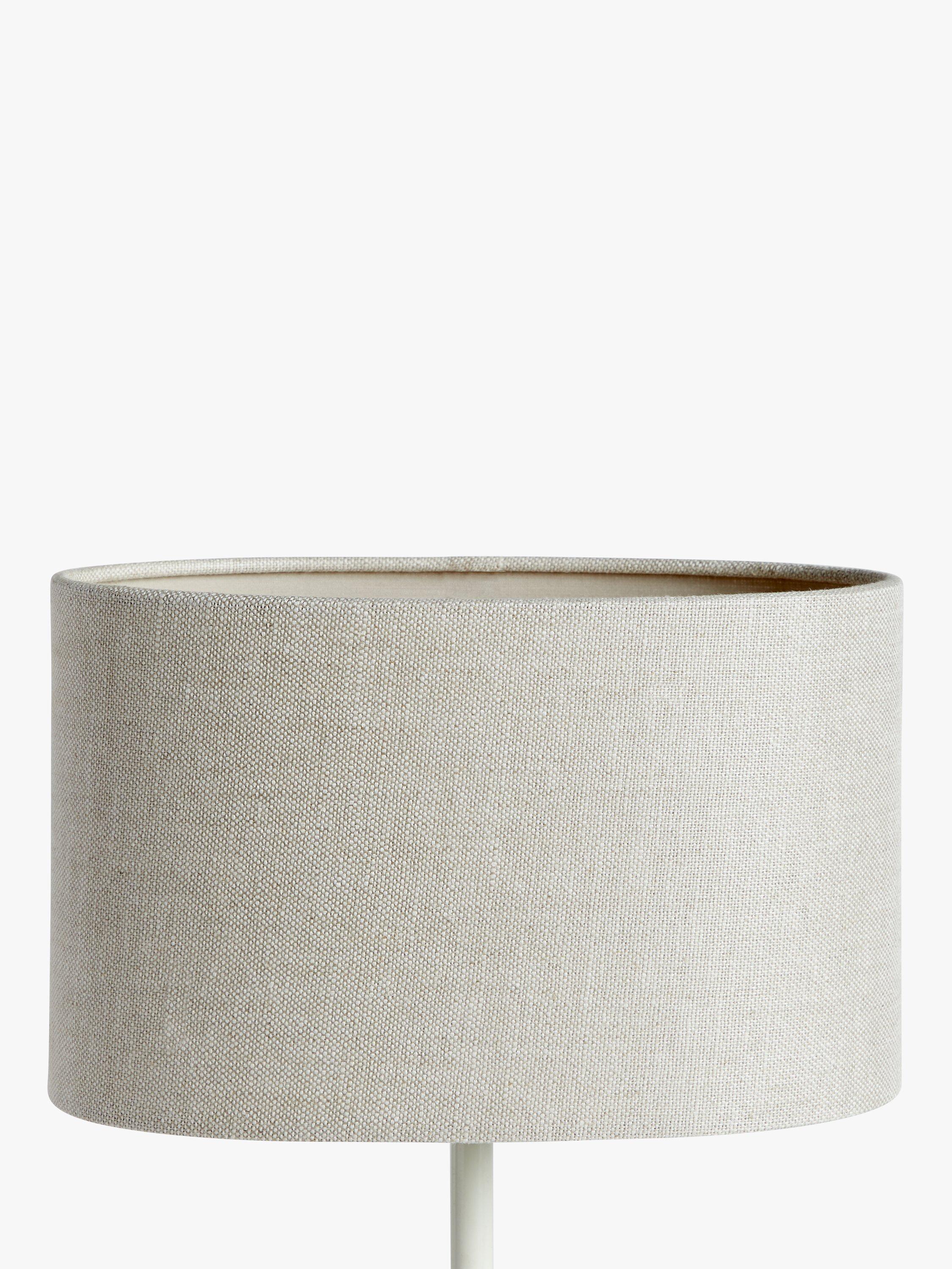 John Lewis pure linen oval lampshade, imported from the UK