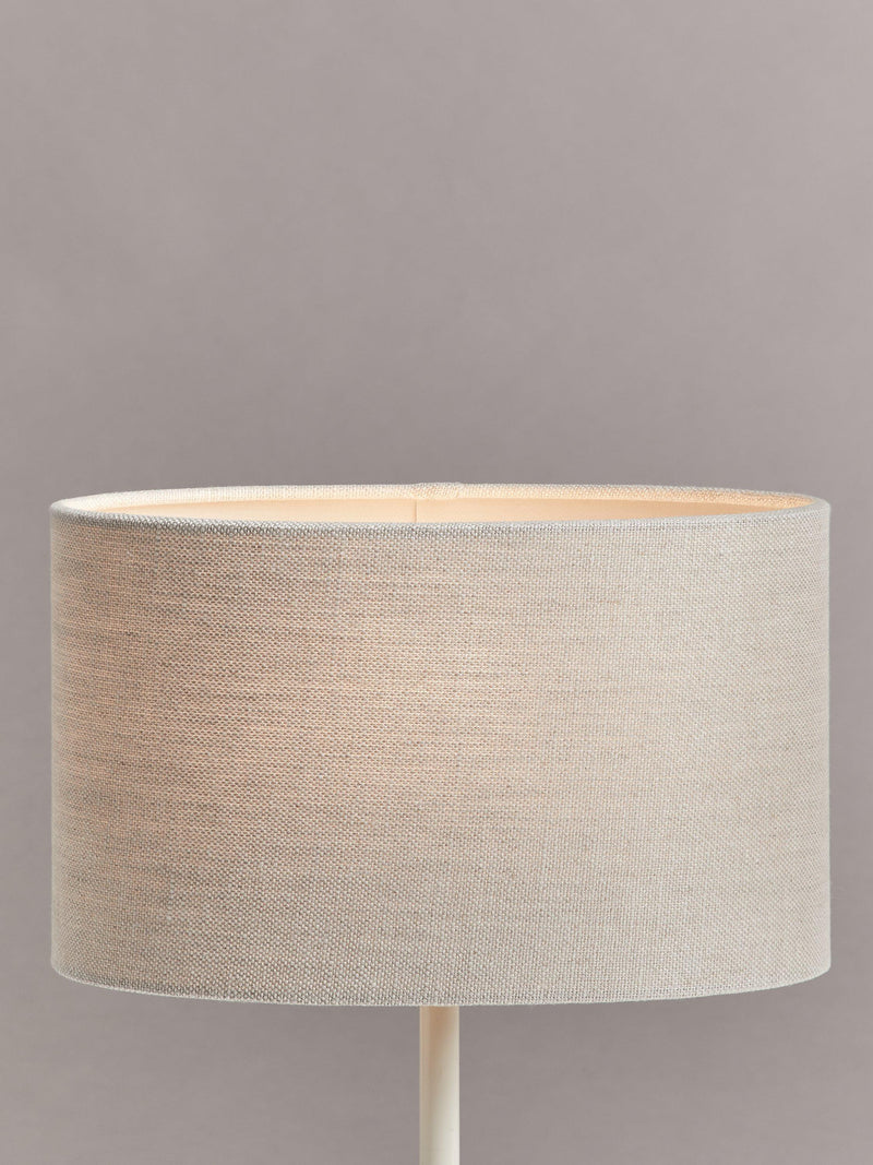 John Lewis pure linen oval lampshade, imported from the UK