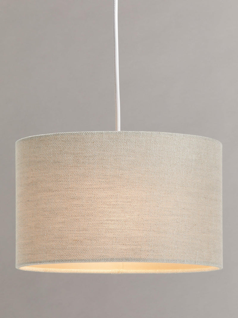 John Lewis pure linen oval lampshade, imported from the UK