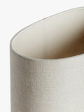 John Lewis pure linen oval lampshade, imported from the UK