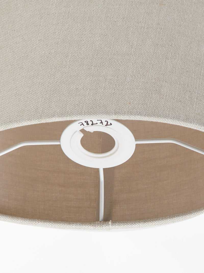 John Lewis pure linen oval lampshade, imported from the UK