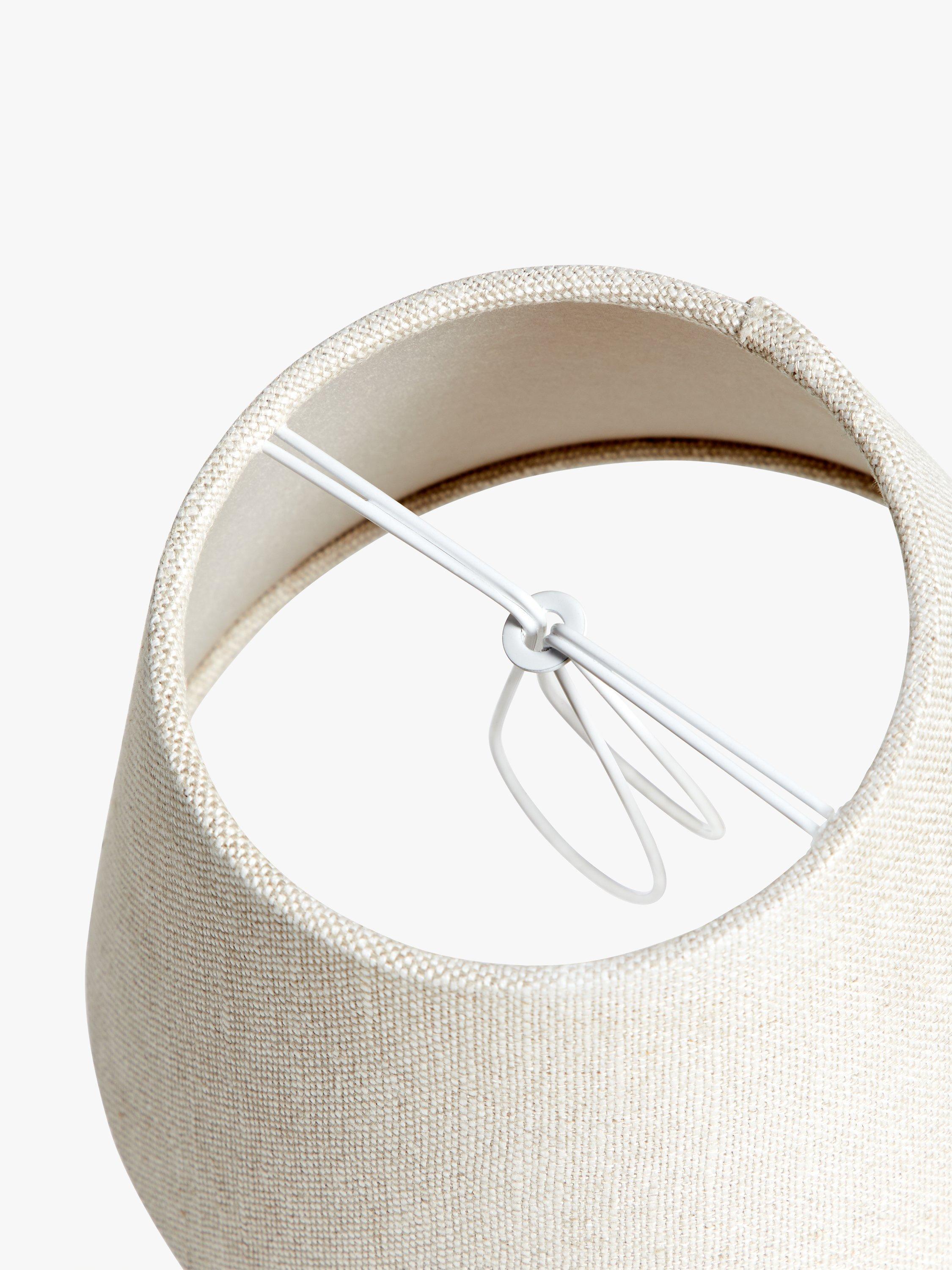 John Lewis linen candle lampshade 17cm diameter - British product