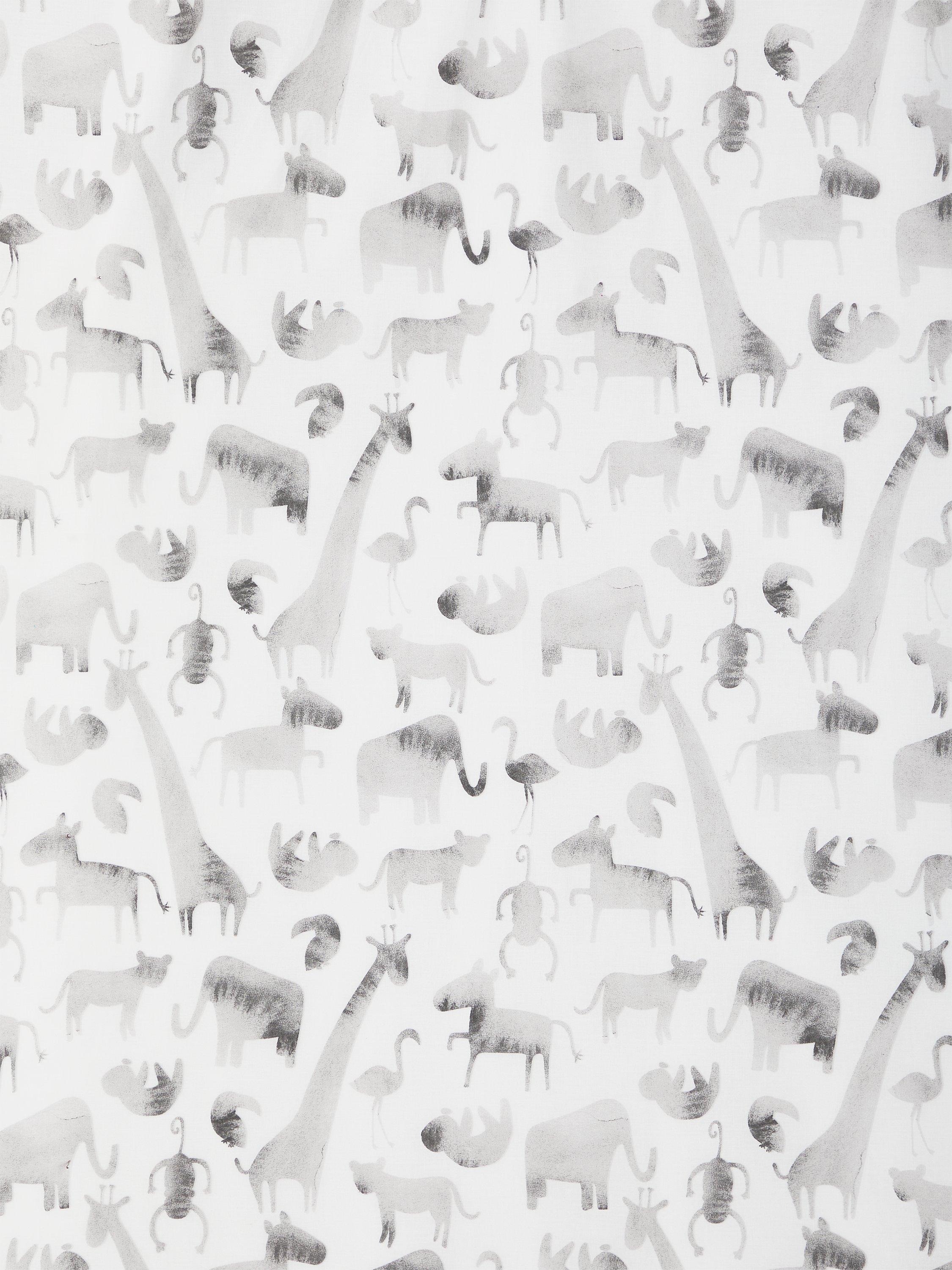 John Lewis Safari & Friends blackout curtains pair, imported from the UK