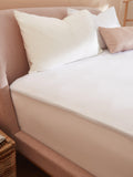 Protecteur de matelas imperméable en éponge blanc John Lewis (marque britannique)