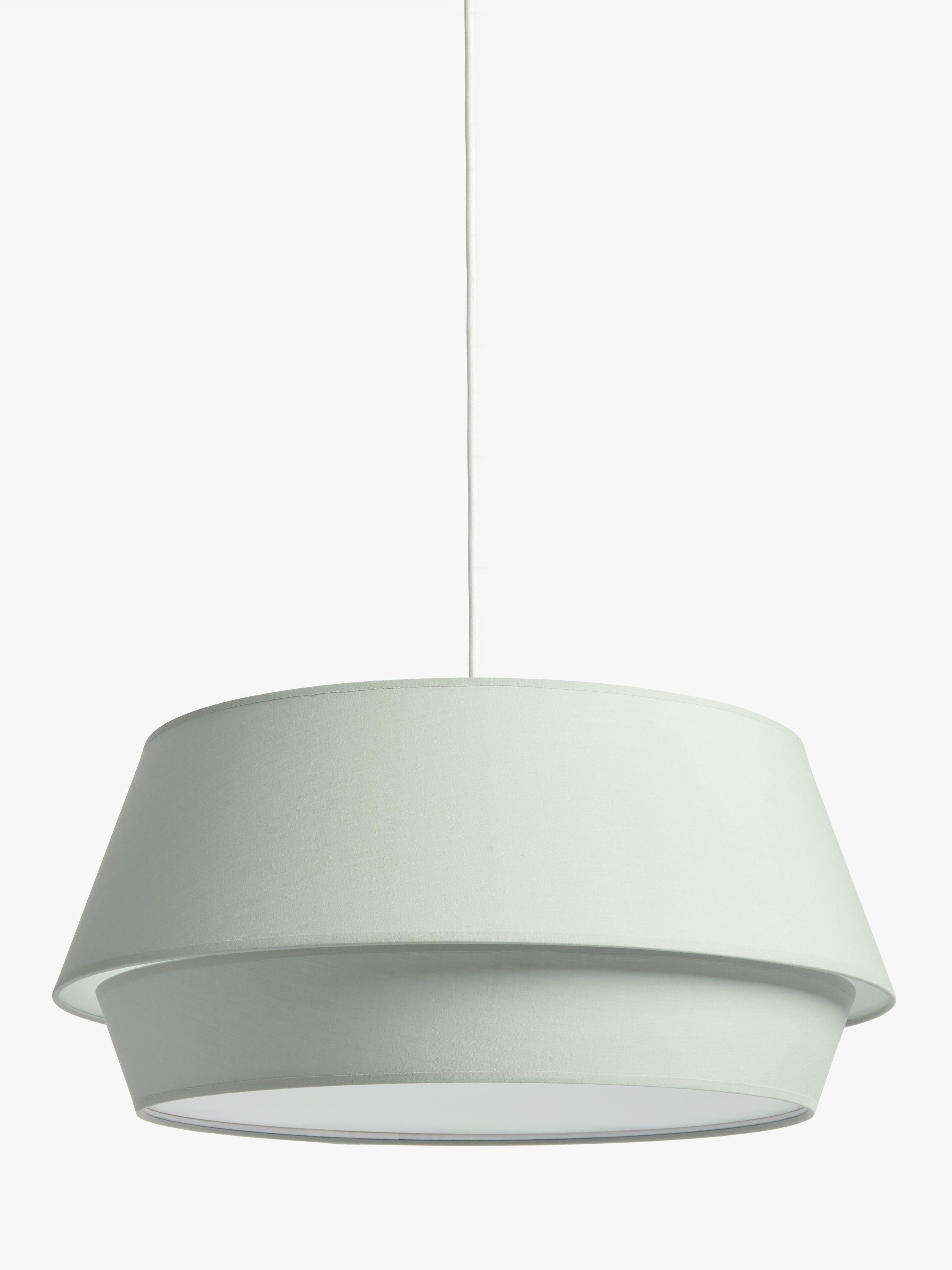 John Lewis Lisbeth ceiling shade fabric tapered drum, imported from the UK