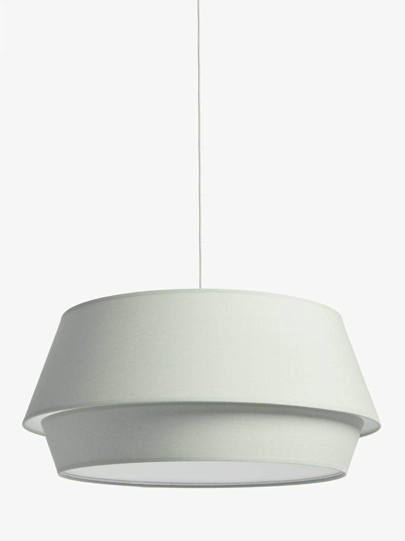 John Lewis Lisbeth ceiling shade fabric tapered drum, imported from the UK