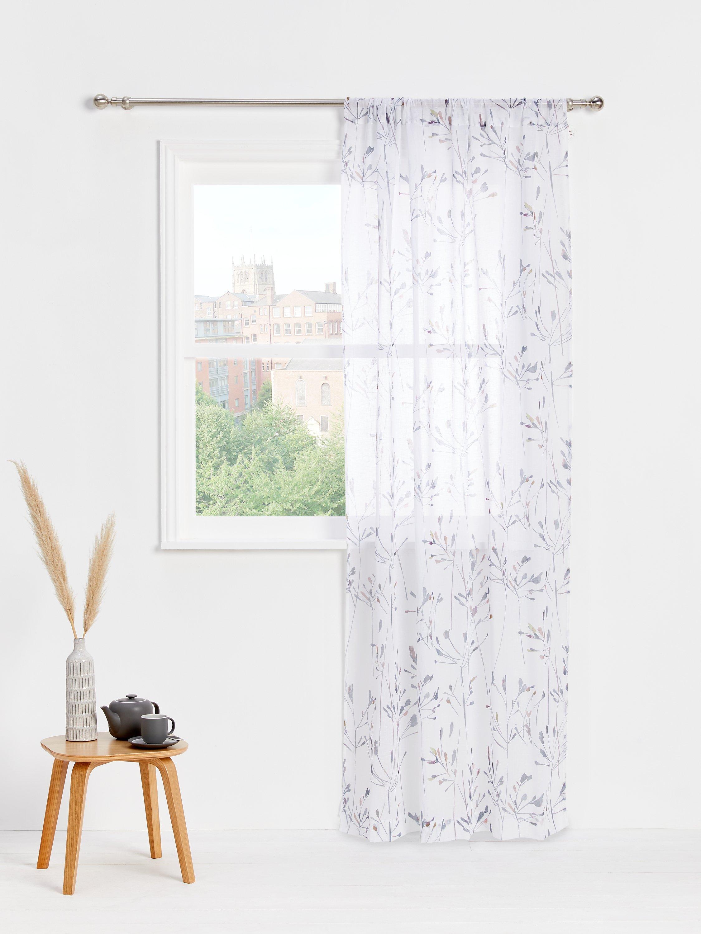 John Lewis Nerine sheer panel 150cm drop, UK version