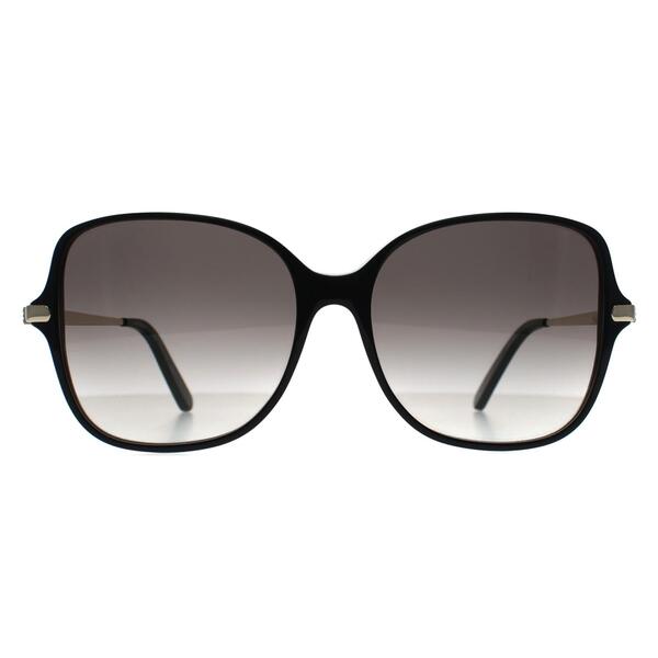Salvatore Ferragamo black gradient oversized square sunglasses, imported from the UK